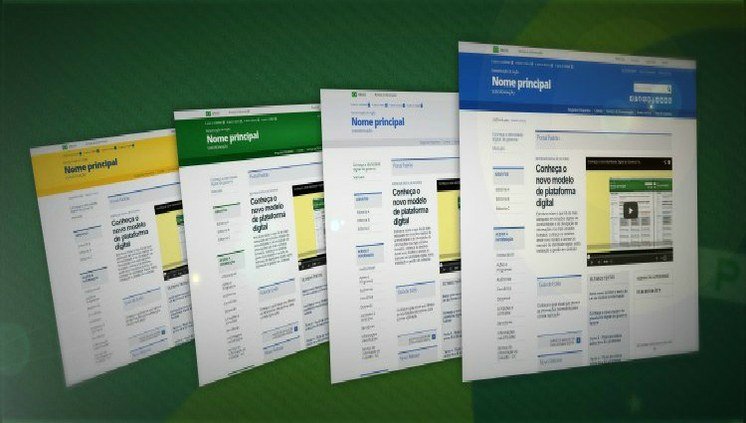 Site Secom, Portal do Planalto e Portal Brasil adotam nova identidade digital